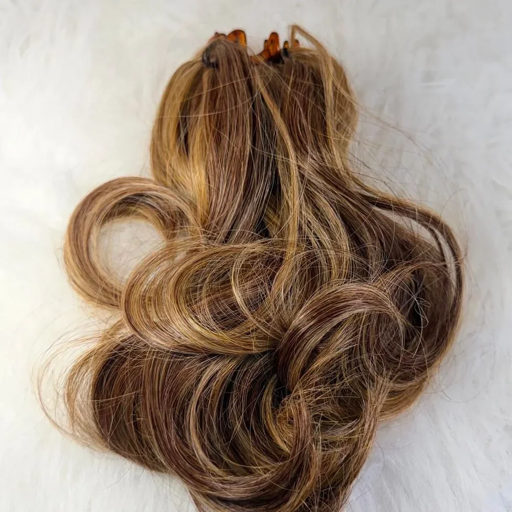 Unbranded Women's Brown and Gold Hair-accessories